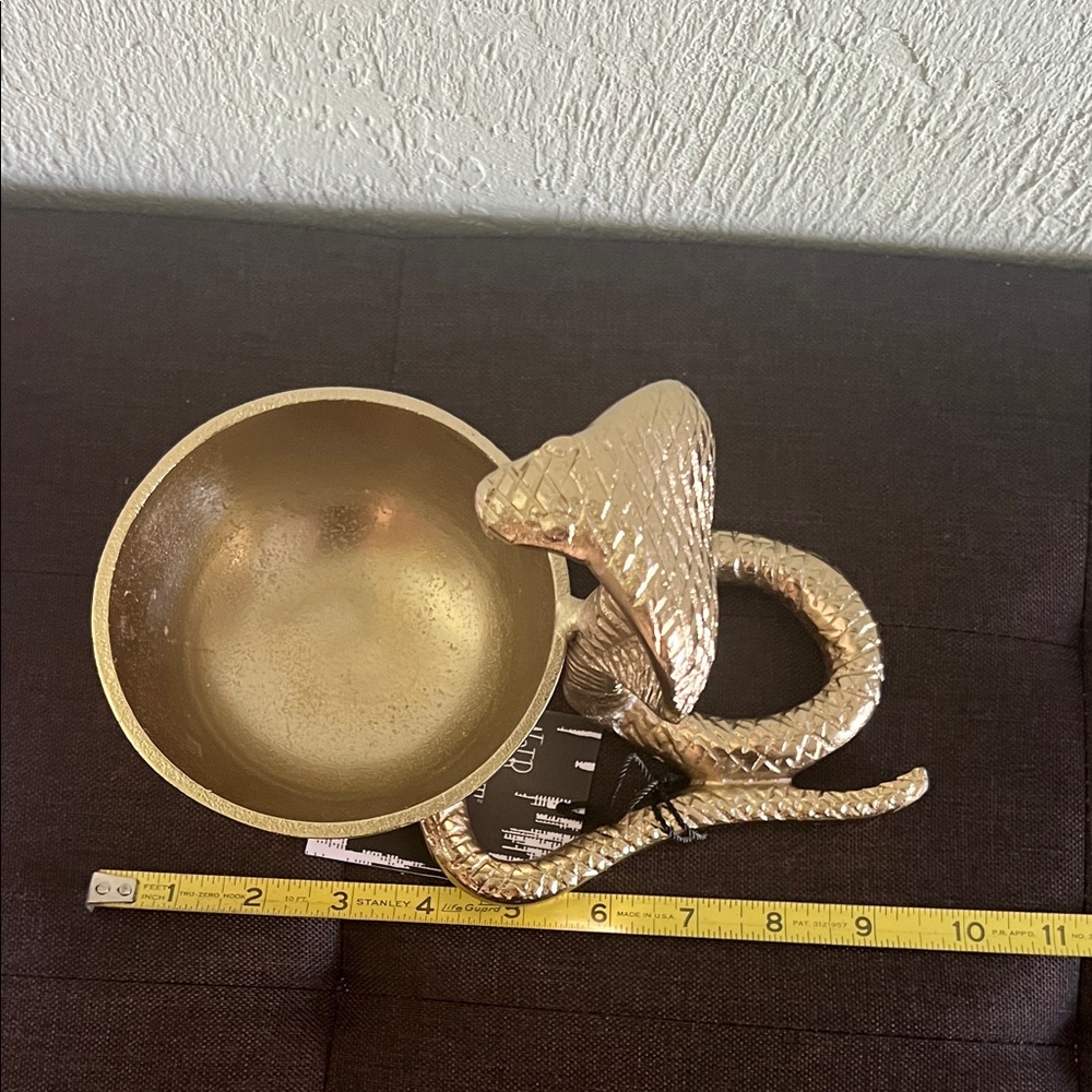 # 0980+ Candy Vintage Brass Cobra Decorative Bowl made in India - Picture 8 of 9